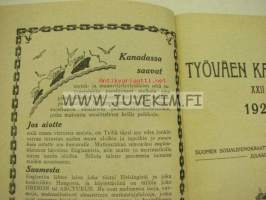 Työväen Kalenteri XXII 1929