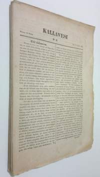 Kallavesi vuosikerta 1846 (huom. 8. numero puuttuu)