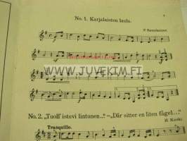 Suosittuja sävelmiä Viululle tai Mandoliinille helposti sovittanut E.R. Omtyckta melodier för Violin eller Mandolin Solo lätt arrangerade av E.R.