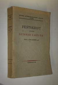 Festskrift tillägnad Gunnar Castren den 27 december 1938 (lukematon)