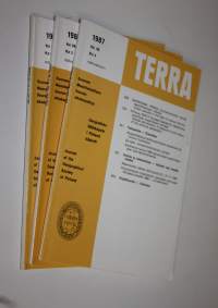 Terra nro 2-4/1987 (vol 99) : Suomen maantieteellisen seuran aikakauskirja