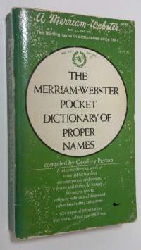 The Merriam-webster pocket dictionary of proper names