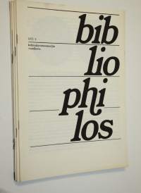 Bibliophilos nro 1-4/1975 (vuosikerta) : kirjallisuudenkerääjäin äänenkannattaja