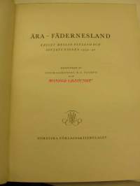 Ära - fädernesland kriget mellan Finland och sovjetunionen 1939-1940