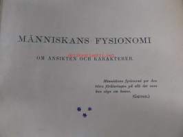 Människans fysionomi om ansikten och karakterer