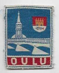 Oulu - hihamerkki matkailumerrki kangasmerkki