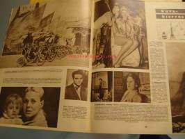 Suomen Kuvalehti 1959 nr 47, 21.11.1959.Tverin karjalaisten vieraana. Onnittelukuvissa mm August Nallikari 80 v Uki. Fredric Chopin ,150 v, artikkeli kuvineen.