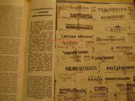 Suomen Kuvalehti 1959 nr 47, 21.11.1959.Tverin karjalaisten vieraana. Onnittelukuvissa mm August Nallikari 80 v Uki. Fredric Chopin ,150 v, artikkeli kuvineen.