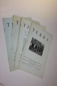 Terra 1962 n:o 1-4 (vol 74) : Suomen maantieteellisen seuran aikakauskirja