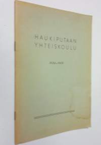 Haukiputaan yhteiskoulu 1956-1957