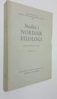 Studier i nordisk filologi Bd 48 : Verbböjningen i Österbottens svenska folkmål 2