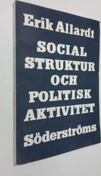 Social struktur och politisk aktivitet : en studie av väljaraktiviteten vid riksdagsvalen i Finland 1945-54