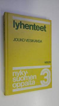 Nykysuomen oppaita 3, Lyhenteet