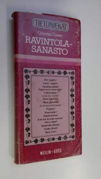 Ravintolasanasto