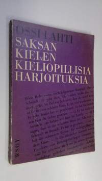 Saksan kielen kieliopillisia harjoituksia pitkää ja lyhyttä kurssia varten