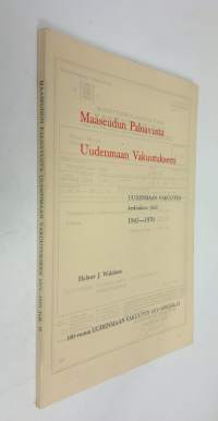 Maaseudun paloavusta Uudenmaan vakuutukseen : Uudenmaan vakuutus keskinäinen yhtiö 1945-1970