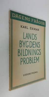 Landsbygdens bildningsproblem