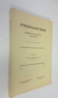 Folkmålsstudier XXIII : Förhandlingar vid Sjunde sammankomsten för svenskans beskrivning