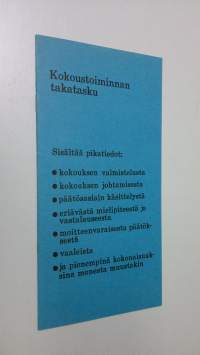 Kokoustoiminnan takatasku