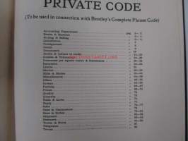 Finska Papersbruksföreningen (The Finnish Papermills Association) Private Code of November 1923 Revised (To be used in Connection with Bentley´s Compl