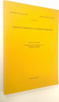 Johan Gadolin ja aineen rakenne (signeerattu)