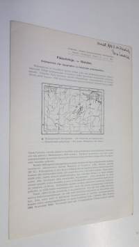 Pikkutietoja - Notulae - Kirjanpainaja (lps typographus L.) kuusirajan pohjoispuolelta (eripainos)
