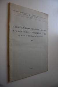 Suomen virallinen tilasto 23 B : Tuomioistuinten tutkimat rikokset 1966