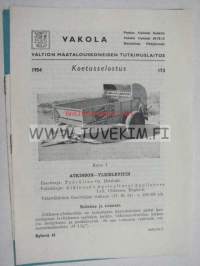 Atkinson yleislevitin Vakola koetusselostus