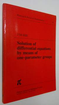 Solution of differential equations by means of one-parameter groups