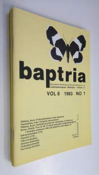 Baptria vol 8 1983 n:o 1-4 : Suomen perhostutkijain seuran tiedotuslehti