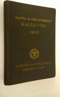 Kauppa- ja teollisuusmiehen kalenteri 1932