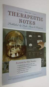 Therapeutic Notes - vol. 1 nr. 4/1953