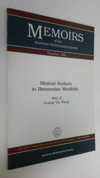 Minimal Surfaces in Riemannian Manifolds (UUDENVEROINEN)