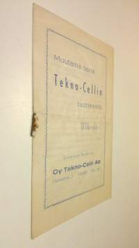 Muutama sana Tekno-Cellin tuotteesta Microfor