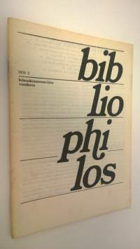 Bibliophilos 1976 : 2 nro. 35. vuosikerta