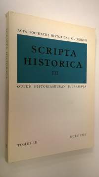 Scripta historica III osa 3
