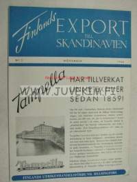 Finlands export till Skandinavien 1940 nr 1