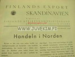 Finlands export till Skandinavien 1940 nr 1