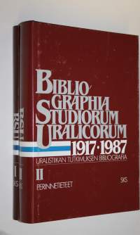 Bibliographia studiorum Uralicorum 1917-1987 1-2 = Uralistiikan tutkimuksen bibliografia = Bibliography on Uralic studies , Arkeologia = Archaeology