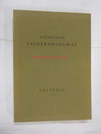 Ateneumin taidekokoelmat Luettelo 1930