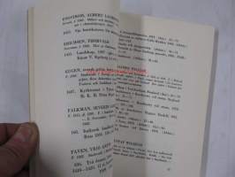 Konstsamlingarna i Ateneum Katalog 1930