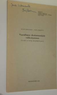 Vaarallisten rikoksenuusijain valikoituminen (signeerattu)