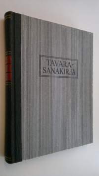 Tavarasanakirja