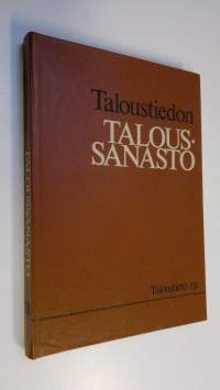 Taloustiedon taloussanasto