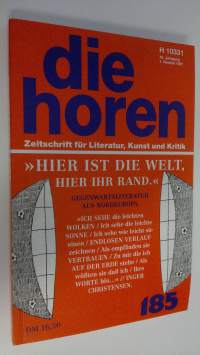 Hier ist die welt hier ihr rand : Zeitgenössische Literatur aus Nordeuropa - 42. Jahrgang, Band 1/1997, Ausgabe 186