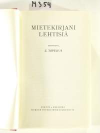 Z. Topeliuksen kootut teokset XIII - Mietekirjani lehtisiä, Päiväkirjoja 1837-1840