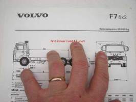 Volvo F7 6X2 -tekniset tiedot, esite