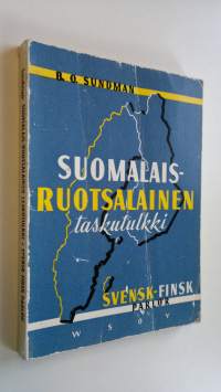 Suomalais-ruotsalainen taskutulkki sekä systemaattinen puhekielen sanasto = Svensk-finsk parlör med systematisk ordförteckning