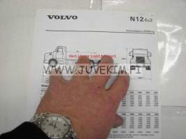 Volvo N12 6X2 -tekniset tiedot, esite