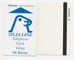 Silja Line Telephone Card  50  Units - puhelinkortti